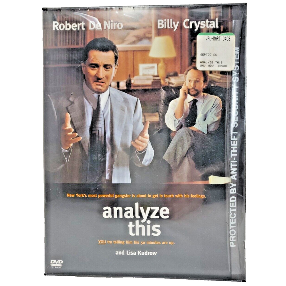 Analyze This DVD 1999 Sealed Robert De Niro Billy Crystal 90s Y2k Movie